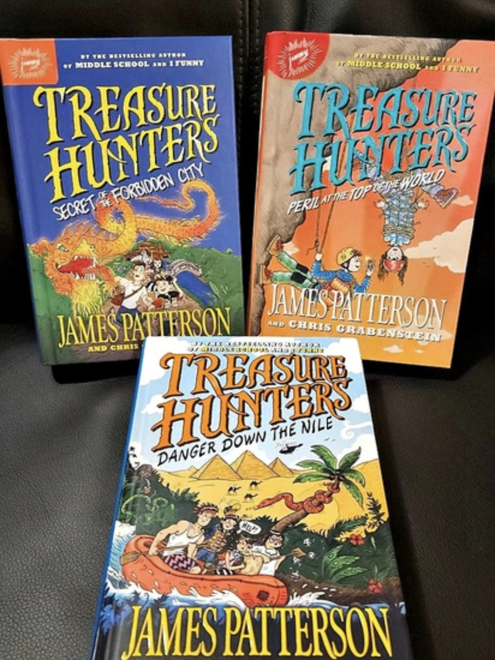 Treasure Hunters Lot Of 3 Books, WOW!!! James Patterson